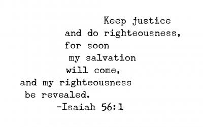 Isaiah 56:1